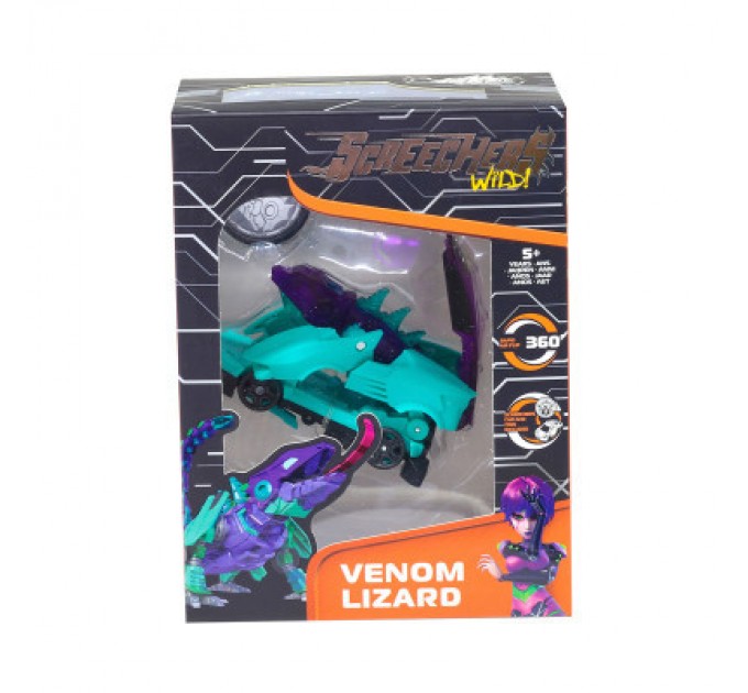 Трансформер Screechers Wild ! S4 L1 - Веном Лізард (EU685104)