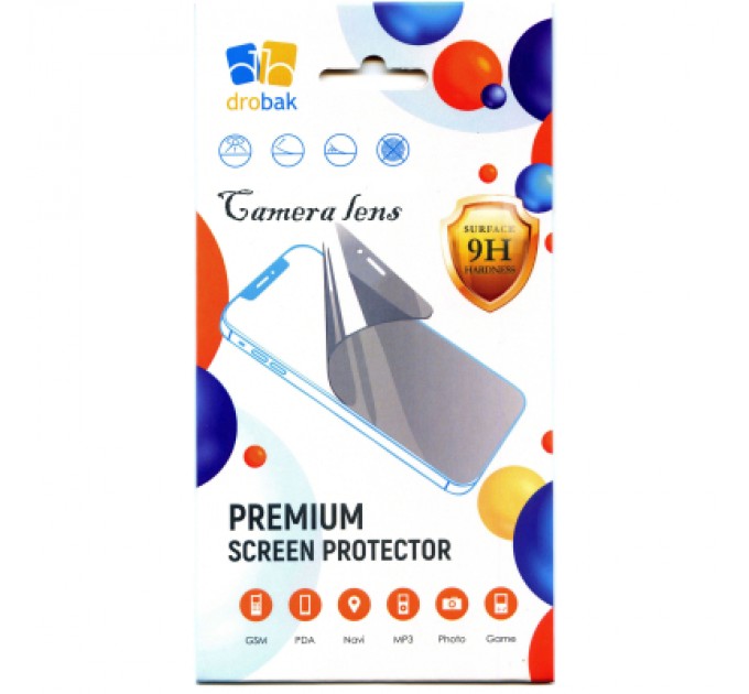 Скло захисне Drobak 3D camera Apple iPhone 14 (505065)