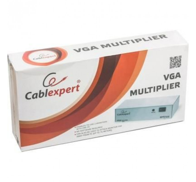 Розгалужувач Cablexpert VGA на 2 порта (GVS122)