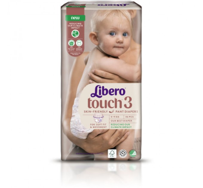 Libero Підгузки Libero Touch Pants Розмір 3 (5-9 кг) 36 шт (7322541739472)