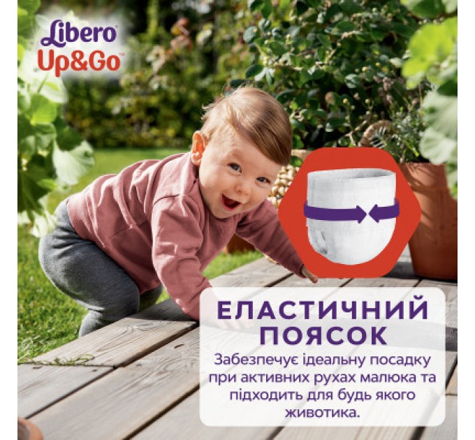 Libero Підгузки Libero Up&Go Розмір 3 (5-9 кг) 46 шт (7322541742076)