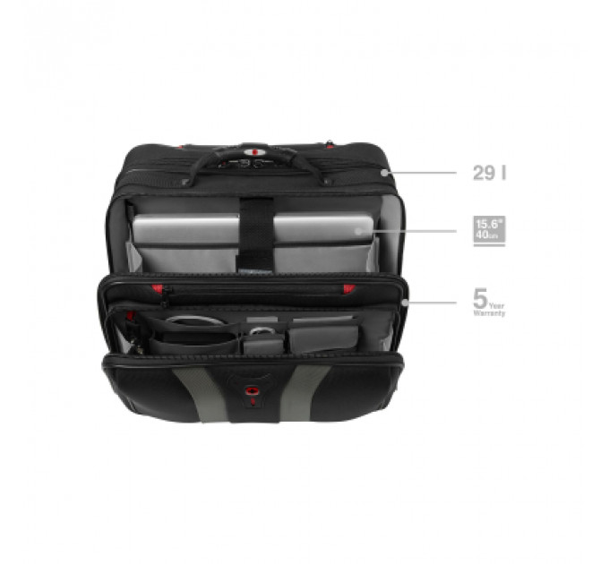 Сумка для ноутбука Wenger 16" Granada, Wheeled Case, Black (600659)