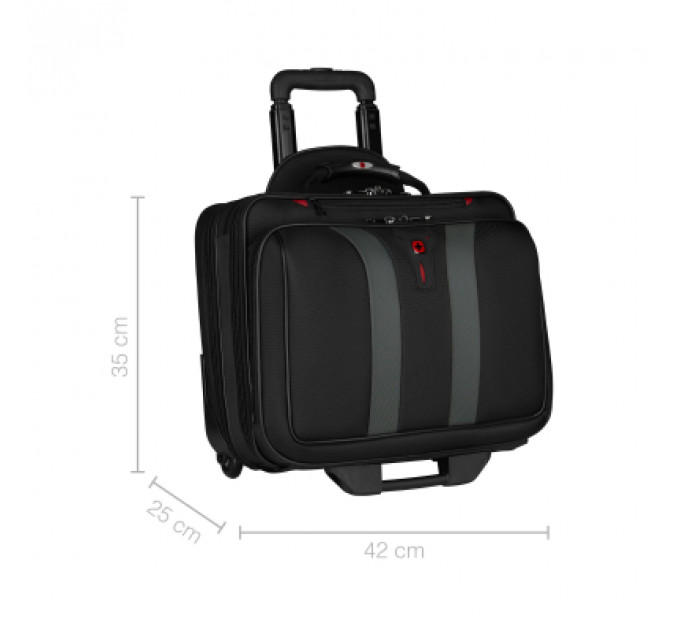 Сумка для ноутбука Wenger 16" Granada, Wheeled Case, Black (600659)