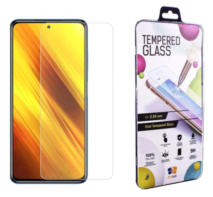 Drobak Скло захисне Drobak Poco X3 (242437)