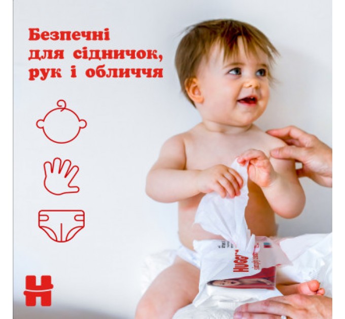 Дитячі вологі серветки Huggies Simply Clean 72 шт (5029053582238)