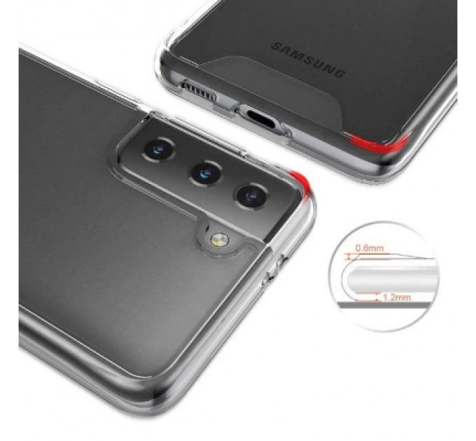 BeCover Чохол до мобільного телефона BeCover Space Case Samsung Galaxy S22 SM-S901 Transparancy (708588)
