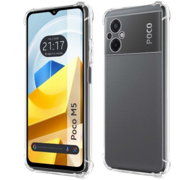 BeCover Чохол до мобільного телефона BeCover Anti-Shock Poco M5 4G Clear (708630)