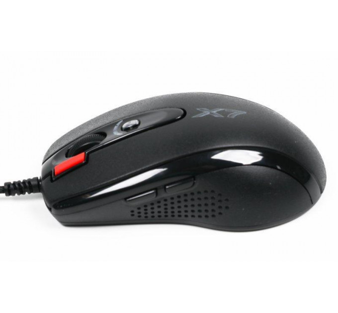 Мышь A4Tech X-710BK Black USB + коврик A4Tech X7-200MP