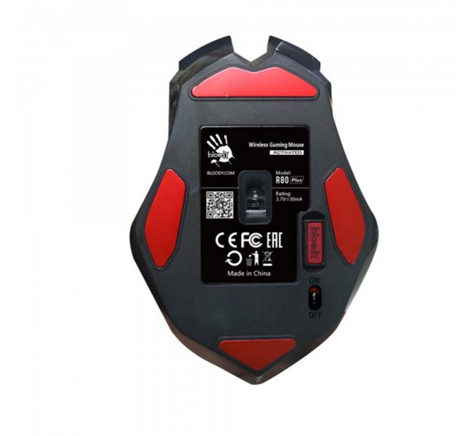 Мышь беспроводная A4Tech R80 Plus Bloody (Skull) Black