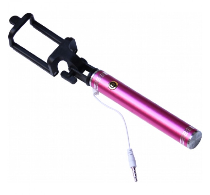 Grand-X Монопод для селфі Grand-X Metallic 3,5 U-крепление 170-750мм Pink (M35UP)