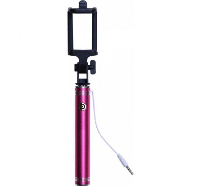 Grand-X Монопод для селфі Grand-X Metallic 3,5 U-крепление 170-750мм Pink (M35UP)