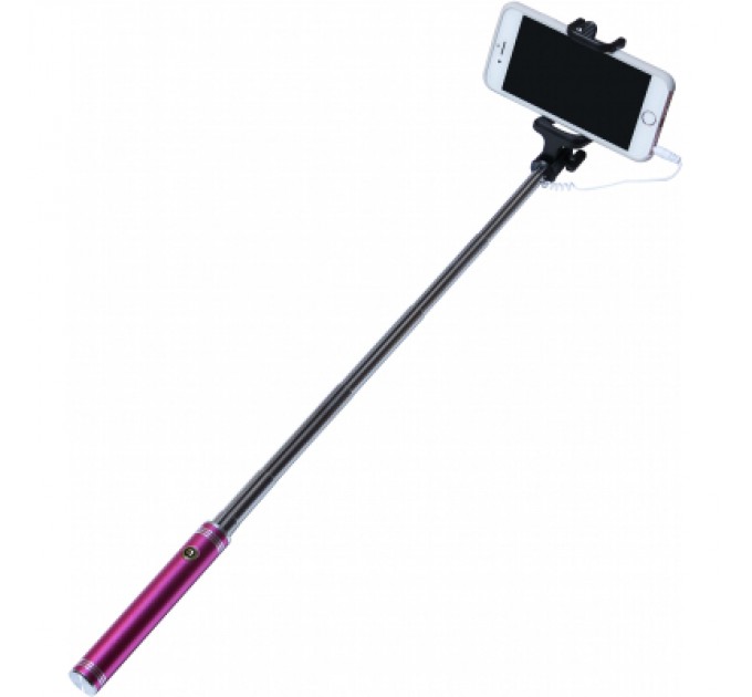 Grand-X Монопод для селфі Grand-X Metallic 3,5 U-крепление 170-750мм Pink (M35UP)
