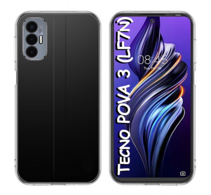 BeCover Чохол до мобільного телефона BeCover Tecno POVA 3 (LF7n) Transparancy (708660)