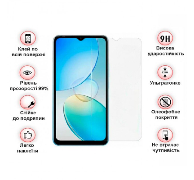 BeCover Скло захисне BeCover Infinix Hot 12і (X665B) 3D Crystal Clear Glass (708539)