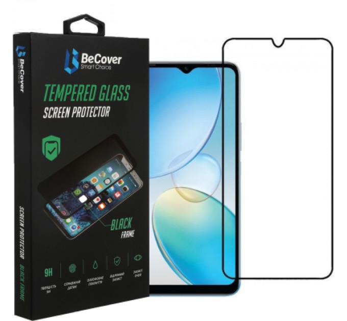 BeCover Скло захисне BeCover Infinix Hot 20і (X665E) Black (708544)