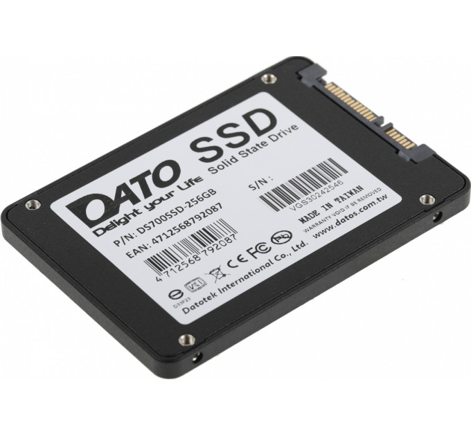 Накопичувач SSD  256GB Dato DS700 2.5" SATAIII TLC (DS700SSD-256GB)
