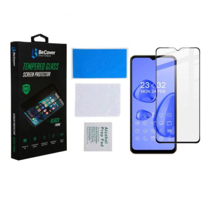 BeCover Скло захисне BeCover Oppo A57s Black (708550)