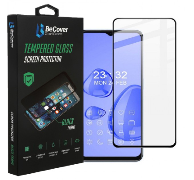 BeCover Скло захисне BeCover Realme 10 Black (708570)