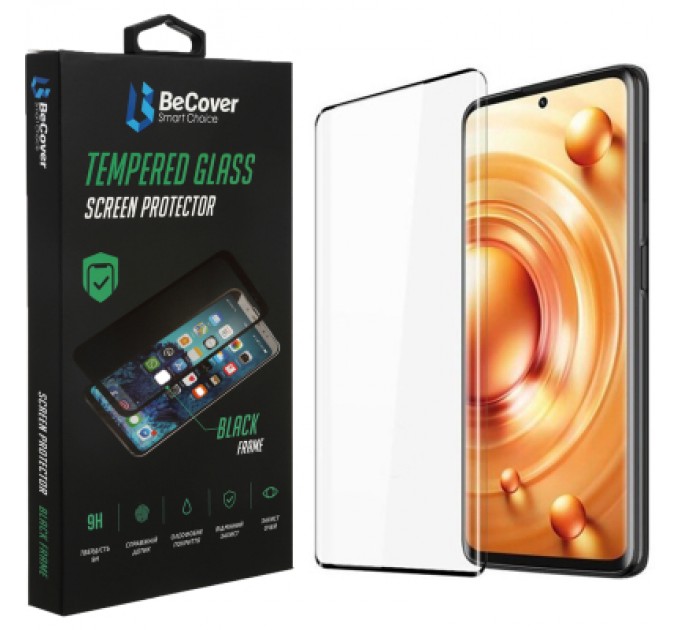 BeCover Скло захисне BeCover Xiaomi 12 Lite Black (708560)