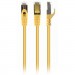 Патч-корд 1м S/FTP Cat 6A CU LSZH yellow Cablexpert (PP6A-LSZHCU-Y-1M)