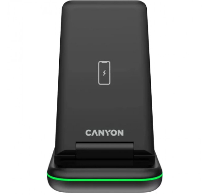 Canyon Зарядний пристрій Canyon WS- 304 Foldable 3in1 Wireless charger (CNS-WCS304B)