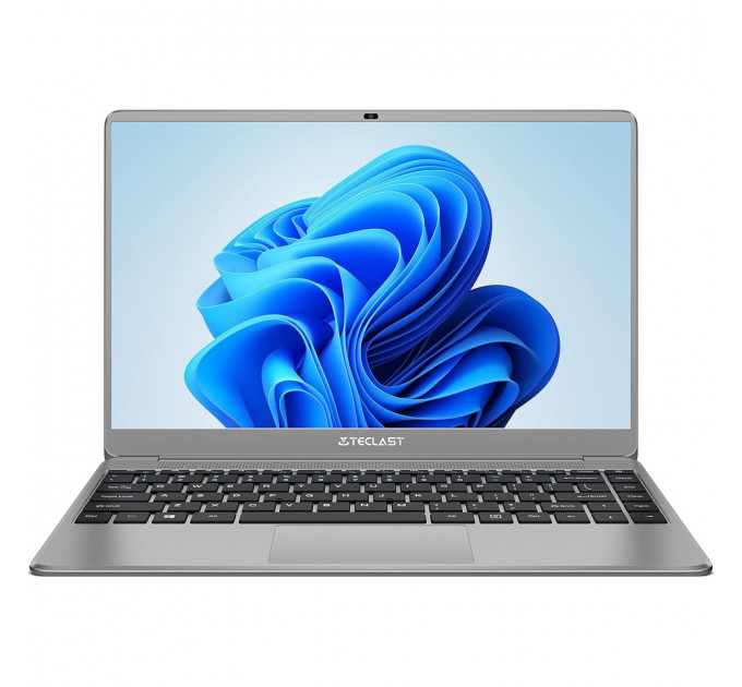 Ноутбук Teclast F7 Plus3 (Z000000999601); 14" FullHD (1920x1080) IPS LED глянцевый / Intel Processor N95 (3.4 ГГц) / RAM 16 ГБ / SSD 256 ГБ / Intel UHD Graphics / без ОП / Wi-Fi / BT / Windows 11 / 1.3 кг / серый
