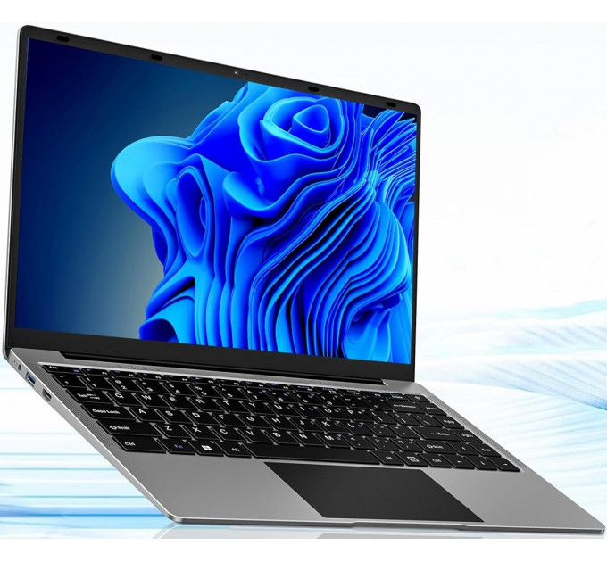 Ноутбук Wozifan W8 (Z000000994677); 14" FullHD (1920x1080) IPS LED глянцевый / Intel Celeron N4020C (1.1 - 2.8 ГГц) / RAM 6 ГБ / SSD 256 ГБ / Intel UHD Graphics / без ОП / Wi-Fi / BT / веб-камера / Windows 11 / 1.32 кг / серебристый