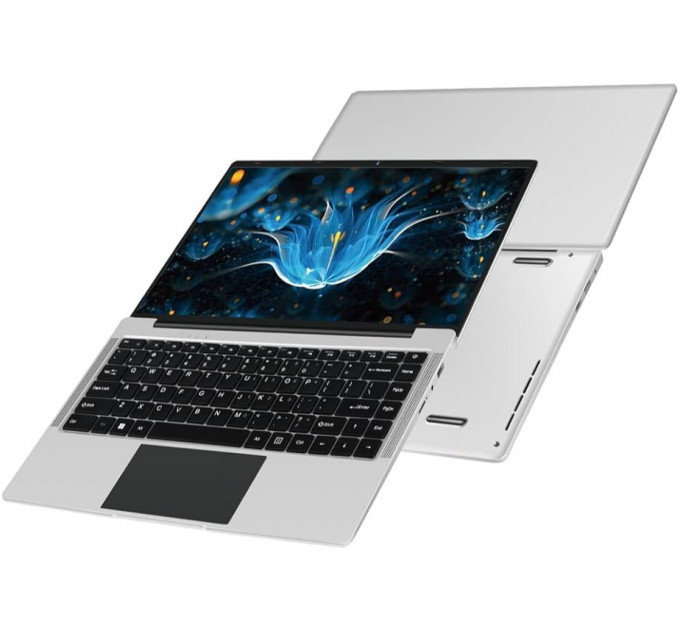Ноутбук Wozifan W8 (Z000000994677); 14" FullHD (1920x1080) IPS LED глянцевый / Intel Celeron N4020C (1.1 - 2.8 ГГц) / RAM 6 ГБ / SSD 256 ГБ / Intel UHD Graphics / без ОП / Wi-Fi / BT / веб-камера / Windows 11 / 1.32 кг / серебристый