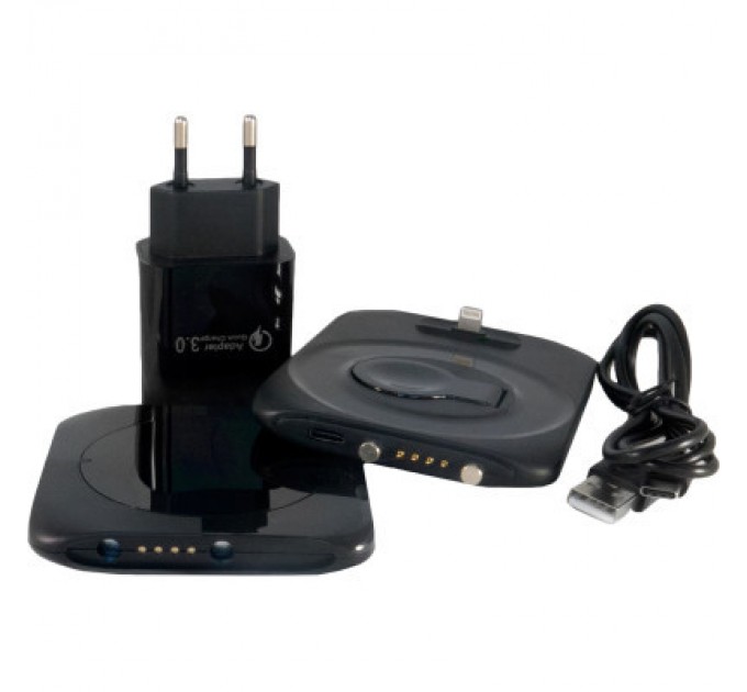 Extradigital Зарядний пристрій Extradigital 4-in-1 Wireless charging for iPhone / iWatch / Airpods (W8) Black (CWE1533)