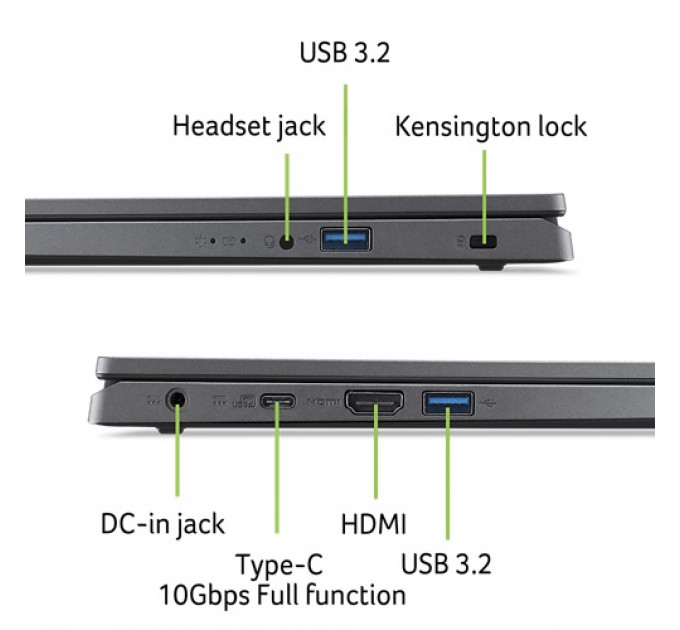 Ноутбук Acer Extensa 15 EX215-23-R01B (NX.EH3EU.00F) Steel Gray