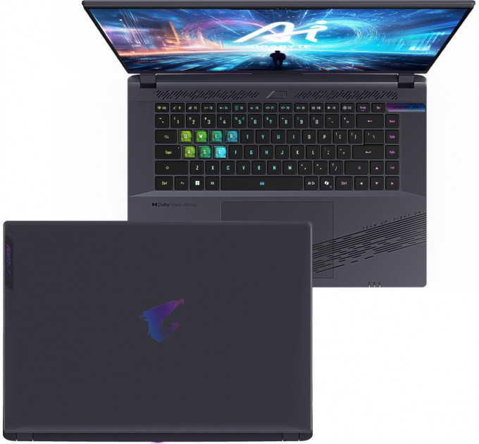 Ноутбук Gigabyte Aorus 16X 9KG 2024 (AORUS 16X 9KG-43UAC54SD) Midnight Gray