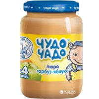 Дитяче пюре Чудо-Чадо Яблуко та Гарбуз 4 місяці 170 г (4820003688267) Дитяче пюре Чудо-Чадо Яблуко та Гарбуз 4 місяці 170 г (4820003688267)