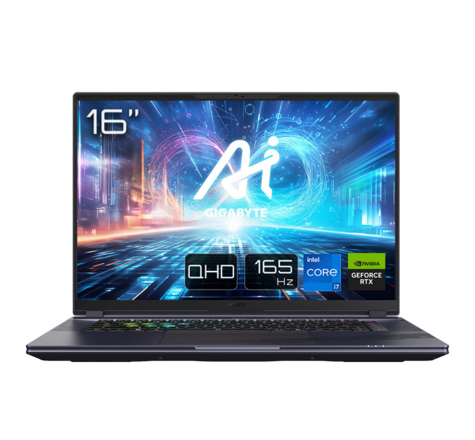 Ноутбук Gigabyte Aorus 16X 9KG 2024 (AORUS 16X 9KG-43UAC54SH) Midnight Gray