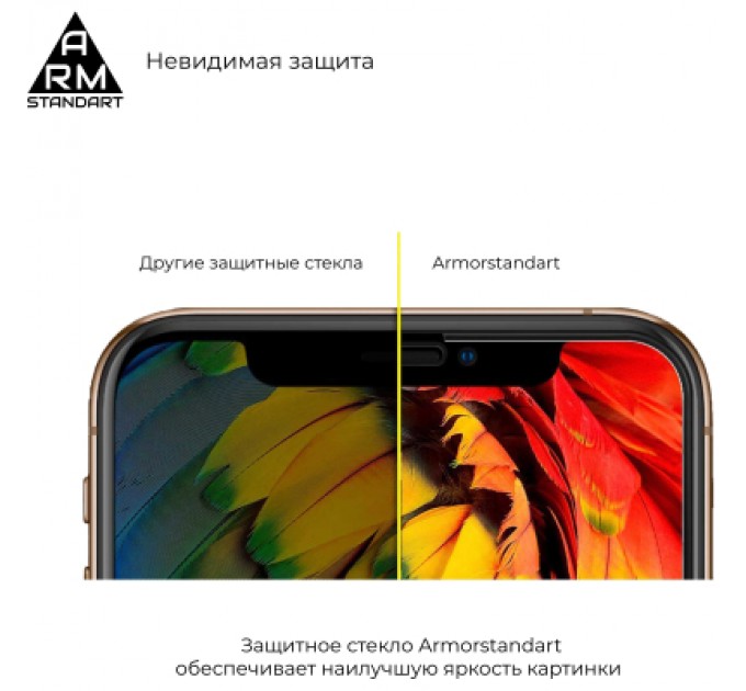 Armorstandart Скло захисне Armorstandart Full Glue TECNO POP 4 Pro (BC3) Black (ARM58130)