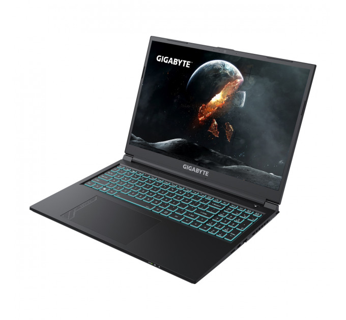 Ноутбук Gigabyte G6 MF (G6 MF-H2KZ854KD); 16" WUXGA (1920x1200) IPS LED матовый 165 Гц / Intel Core i7-13620H (2.4 - 4.9 ГГц) / RAM 16 ГБ (Max 64 ГБ) / SSD 1 ТБ / nVidia GeForce RTX4050, 6 ГБ / без ОП / LAN / Wi-Fi / BT / веб-камера / DOS / 2.3 кг / 