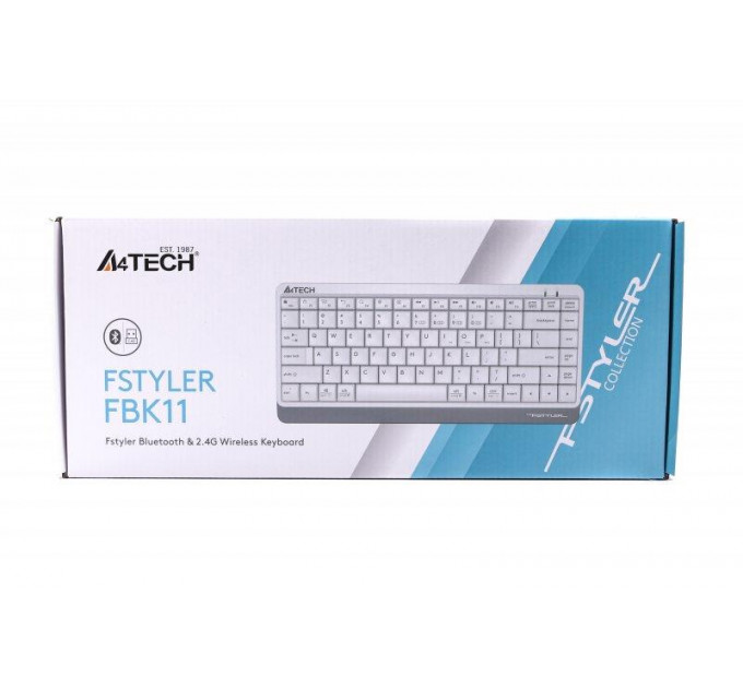 Клавиатура A4Tech FBK11 White USB