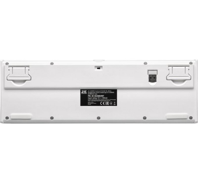 Клавиатура беспроводная 2E Gaming KG360UWT RGB White (2E-KG360UWT)