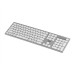 Клавиатура беспроводная 2E KS270 WL/BT EN/UKR Silver/White (2E-KS270WBWH_UA)