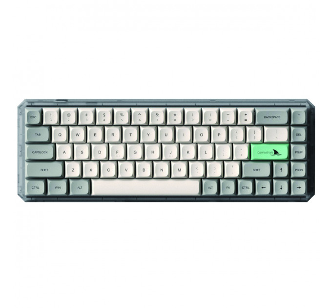 Клавиатура беспроводная Motospeed Darmoshark K5 Gateron Silver Pro Light Gray (dmk5lgspro)