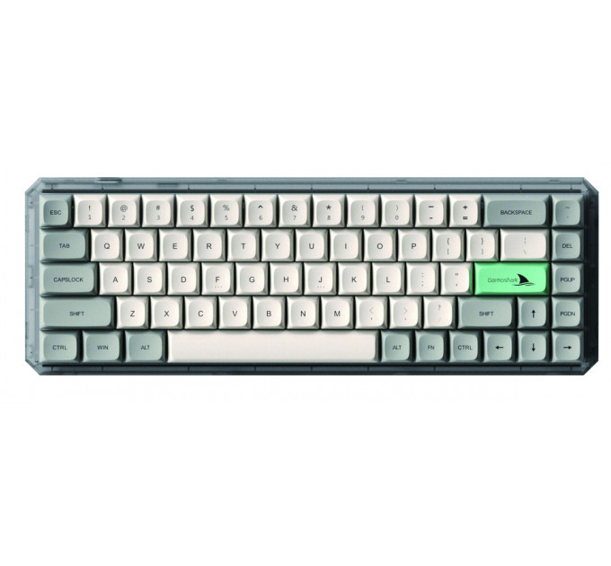 Клавиатура беспроводная Motospeed Darmoshark K5 Gateron Yellow Pro Light Gray (dmk5lgypro)