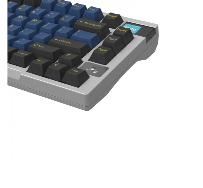 Клавиатура беспроводная Motospeed Darmoshark K8 Gateron Silver Pro Black-Blue (dmk8bgspro)