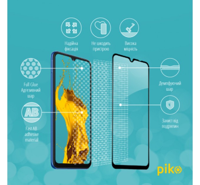 Piko Скло захисне Piko Full Glue Xiaomi Redmi 10C (1283126527180)