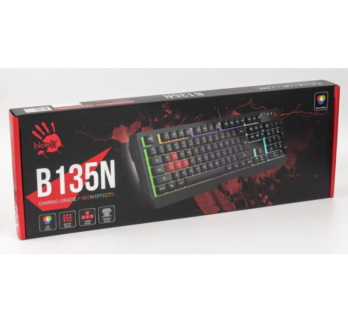 Клавиатура A4Tech Bloody B135N Black USB