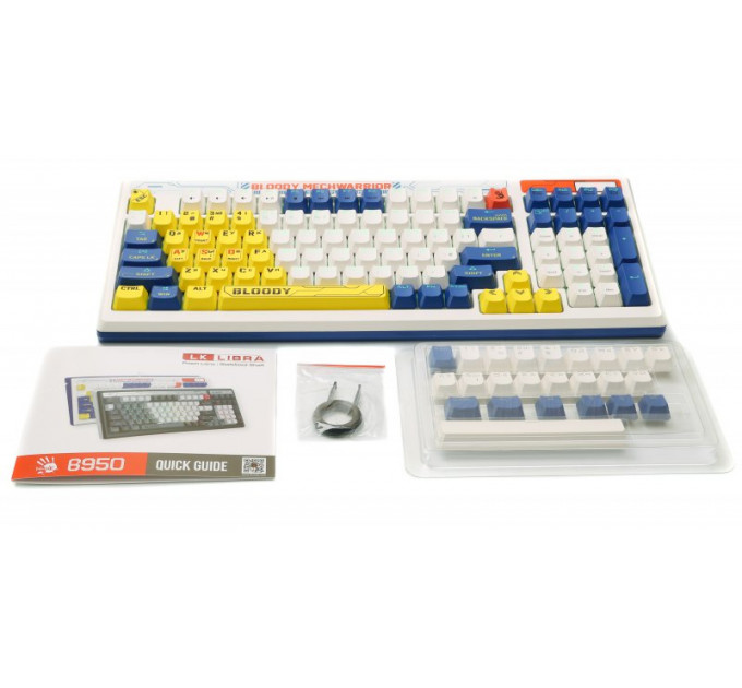 Клавіатура A4Tech Bloody B950 RGB Warrior Blue