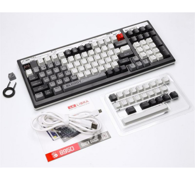 Клавіатура A4Tech Bloody B950 RGB Warrior Grey