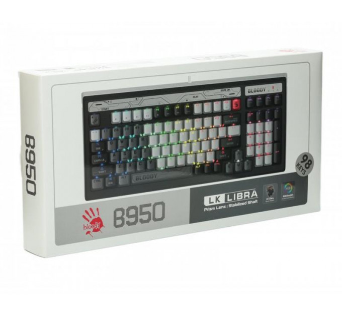 Клавіатура A4Tech Bloody B950 RGB Warrior Grey