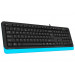 Клавиатура A4Tech FK10 Ukr Blue