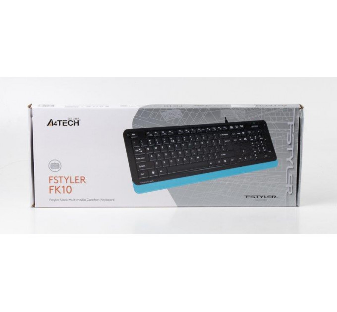 Клавиатура A4Tech FK10 Ukr Blue