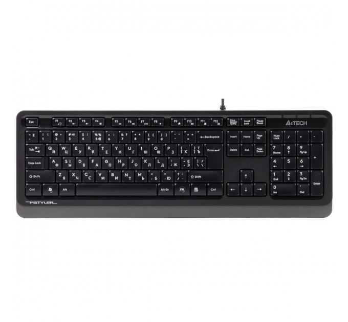 Клавиатура A4Tech FK10 Ukr Grey