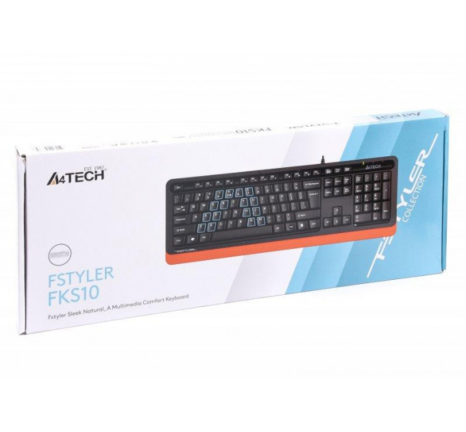 Клавиатура A4Tech Fstyler FKS10 Orange